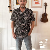Kapahulu Men's Shirt in Onyx
