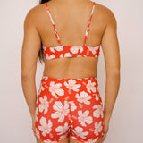 Leni Swim Short in Koki'o Flame