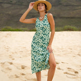 Mahina Midi Dress in Mint Pua