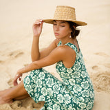 Mahina Midi Dress in Mint Pua