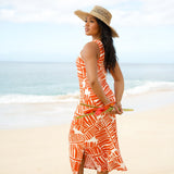 Mahina Midi Dress in Sunset
