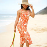 Mahina Midi Dress in Sunset