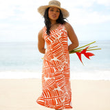 Mahina Midi Dress in Sunset