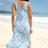 Mahina Midi Dress in Tradewinds