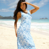 Mahina Midi Dress in Tradewinds