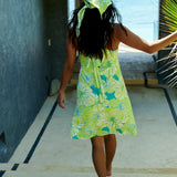 Maya Dress in Summer Hibiscus