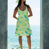 Maya Dress in Summer Hibiscus