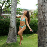 Naia Top in Paradise Teal
