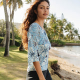Olivia Top in Blue Hawai’i