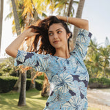 Olivia Top in Blue Hawai’i