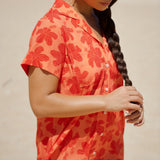 Olomana Dress in Kokiʻo Coral