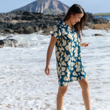 Olomana Dress in Gardenia Midnight