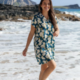 Olomana Dress in Gardenia Midnight
