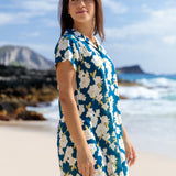 Olomana Dress in Gardenia Midnight