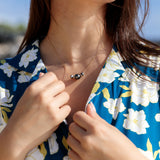 Olomana Dress in Gardenia Midnight