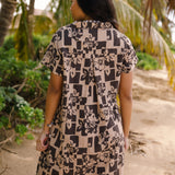 Olomana Dress in 'Ilima Espresso