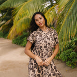 Olomana Dress in 'Ilima Espresso