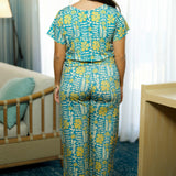 Kahala Top in Vintage Cyan