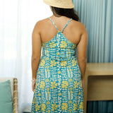 Amore Dress in Vintage Cyan
