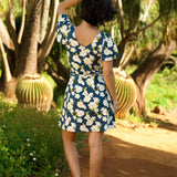 Elodie Dress in Gardenia Midnight