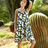 Valentine Dress in Gardenia Midnight