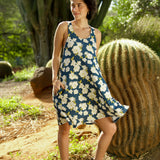 Valentine Dress in Gardenia Midnight