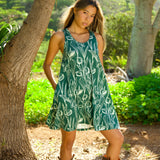 Valentine Dress in Emerald