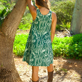 Valentine Dress in Emerald