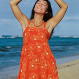Sage Dress in Lava