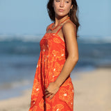 Sage Dress in Lava