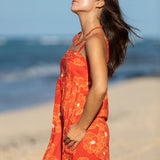 Sage Dress in Lava
