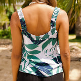 Tezza Top in Monstera Jungle