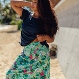 Tia Top in Navy