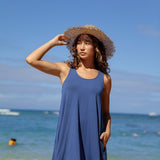 Valentine Dress in Indigo