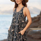 Valentine Dress in Onyx