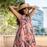 Valentine Dress in Paradise Pink