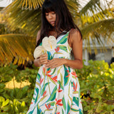 Valentine Dress in Paradise White