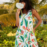 Valentine Dress in Paradise White