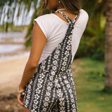 Vinnie Romper in Aloha Stripe