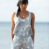 Zinnia Top in Indie Sans