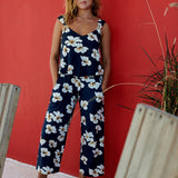 Zinnia Top in Navy Breeze