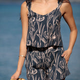 Zinnia Top in Onyx