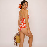 Carolina One Piece in Koki'o Flame
