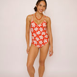 Carolina One Piece in Koki'o Flame