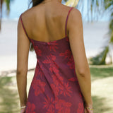 Tamara Dress in Petals Plum