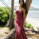 Tamara Dress in Petals Plum